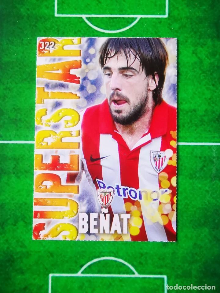 Cromos de Futebol: CROMO FUTBOL 13 14 MUNDICROMO FICHAS QUIZ LIGA 2013 2014 ATHLETIC CLUB BE&Ntilde;AT 322 SUPERSTAR MATE