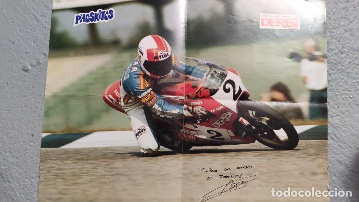 Cromos de f&uacute;tbol: P&oacute;ster Jorge Mart&iacute;nez aspar phoskitos - Foto 1