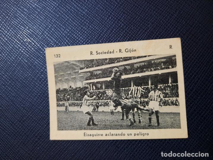 Cromos de Futebol: REAL SOCIEDAD SPORTING GIJON 132 IZAGUIRRE KROMEL 51 52 CROMO FUTBOL LIGA 1951 1952 - A33 - 18