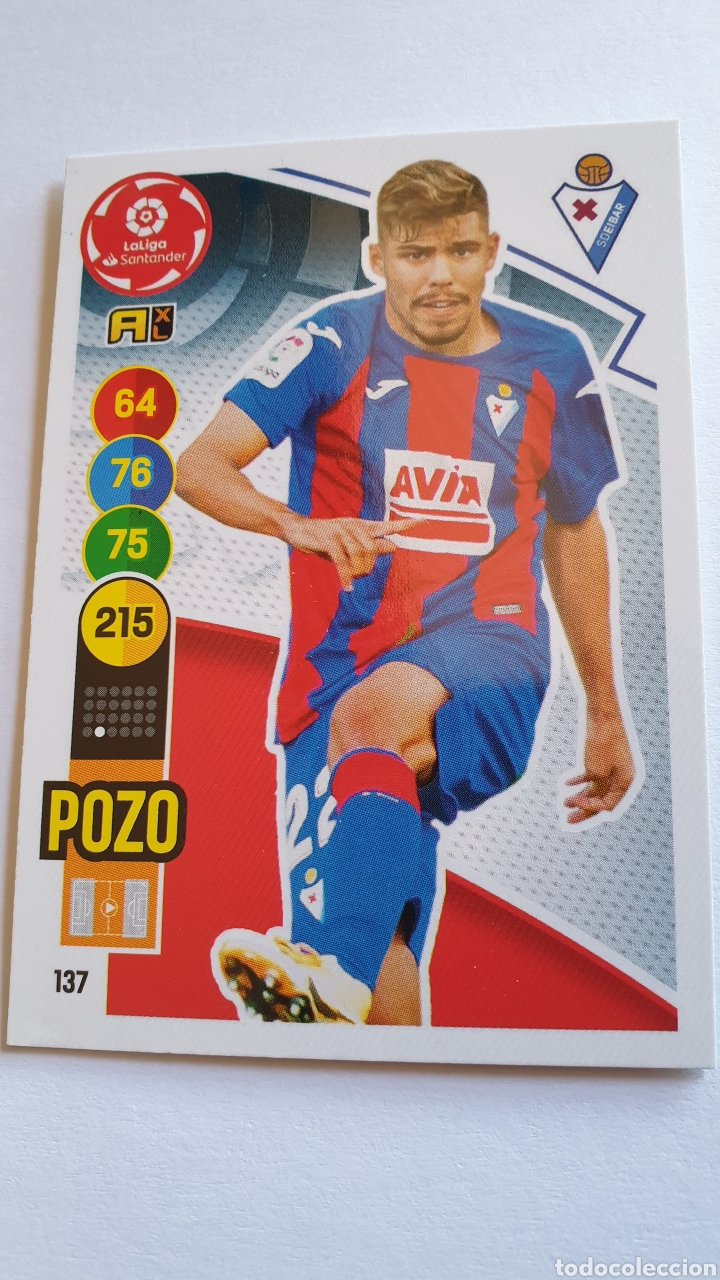 Cromos de f&uacute;tbol: 137 POZO &Eacute;IBAR ADRENALYN 2020 2021 C&Oacute;DIGO SIN ACTIVAR - Foto 1