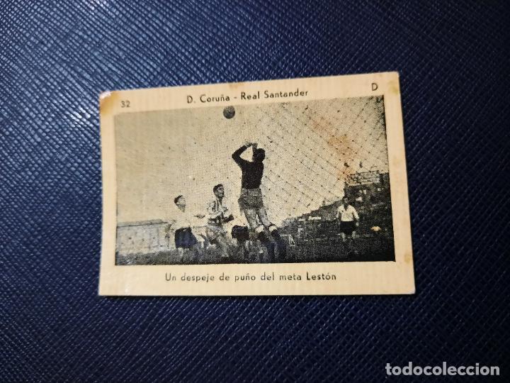 Cromos de Futebol: DEPORTIVO CURU&Ntilde;A SANTANDER 32 LESTON KROMEL 51 52 CROMO FUTBOL LIGA 1951 1952 - A33 - 50