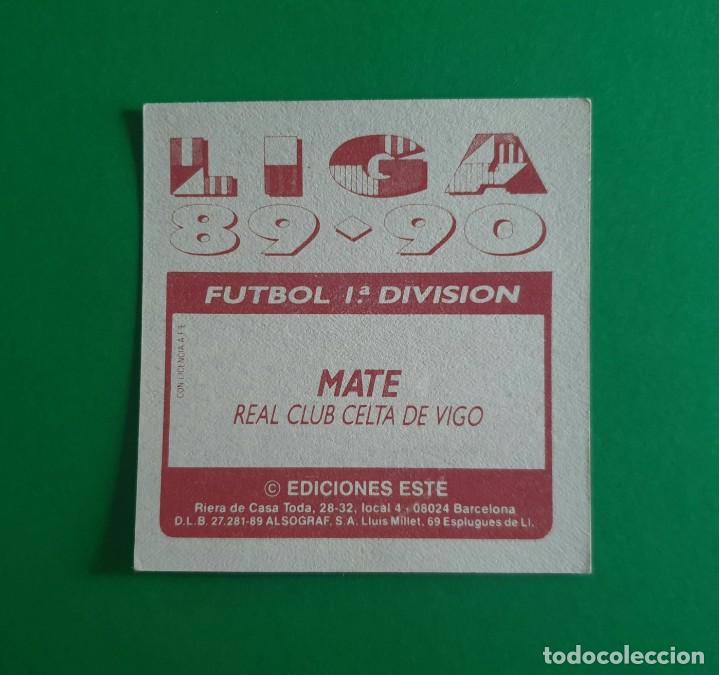 Cromos de f&uacute;tbol: MATE - CELTA - EDICIONES ESTE 1989-90 - 89/90 - Foto 2
