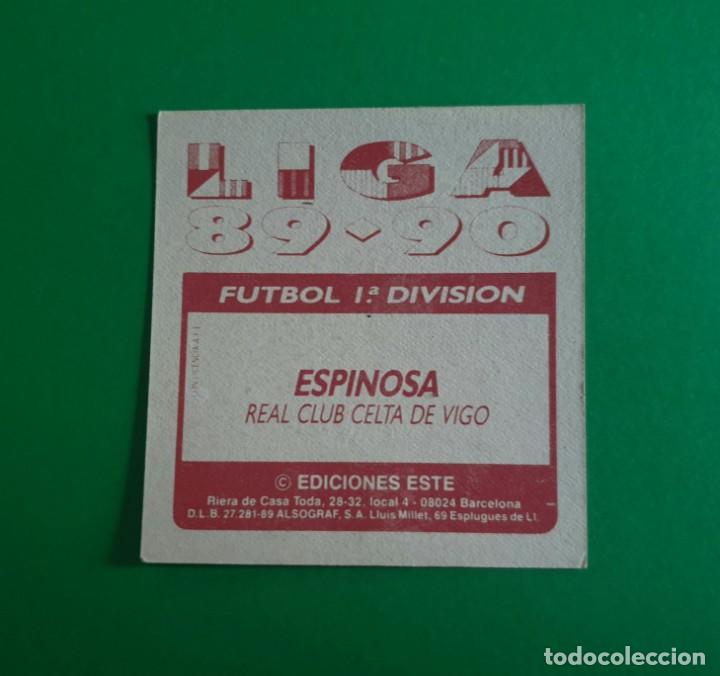 Cromos de f&uacute;tbol: ESPINOSA - CELTA - EDICIONES ESTE 1989-90 - 89/90 - Foto 2