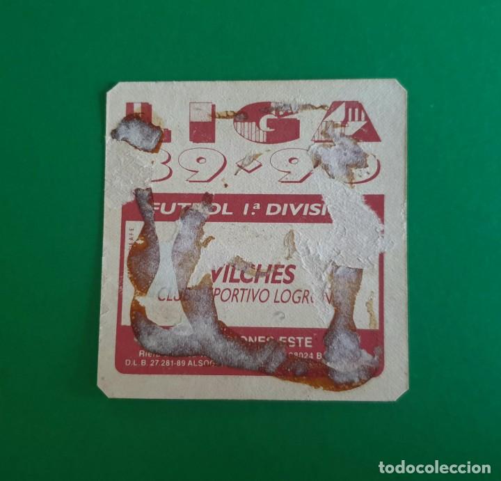Cromos de f&uacute;tbol: VILCHES - LOGRO&Ntilde;&Eacute;S - EDICIONES ESTE 1989-90 (DESPEGADO) - 89/90 - Foto 2