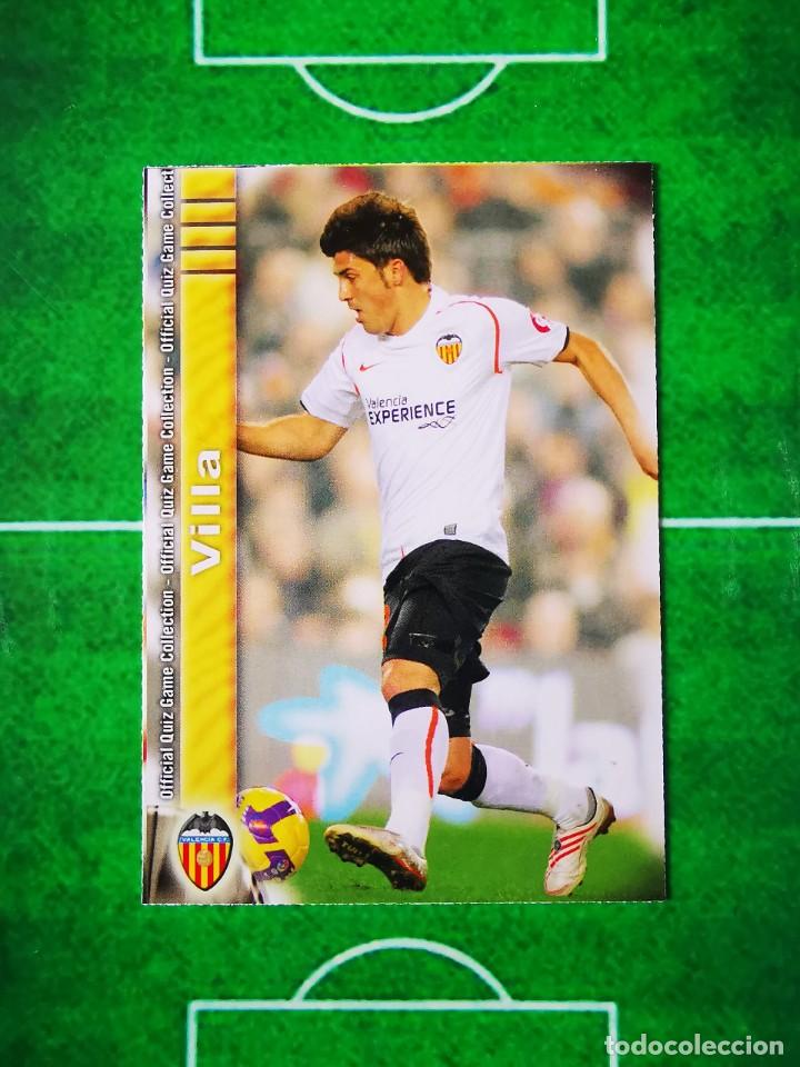 Cartes &agrave; collectionner de Football: CROMO FUTBOL 09 10 MUNDICROMO FICHAS QUIZ LIGA 2009 2010 VALENCIA CF VILLA 156