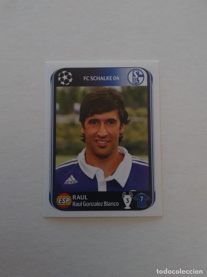 Cromos de f&uacute;tbol: 121 RAUL SCHALKE 04 CROMO STICKER PANINI F&Uacute;TBOL UEFA CHAMPIONS LEAGUE 2010-2011 10-11
