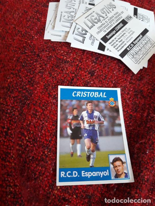 Cromos de Futebol: 178 Crist&oacute;bal espa&ntilde;ol 97 98 1997 1998 sin pegar panini