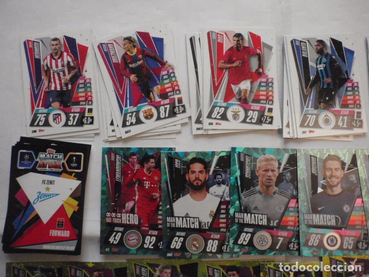 Figurine di Calcio: LOTE 85 cromos de futbol diferentes TCG UEFA CHAMPIONS LEAGUE TOPPS MATCH-ATTAX 2020 2021. NUEVOS
