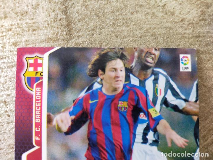 Cromos de f&uacute;tbol: MESSI MEGACRACKS 2005 2006 ORIGINAL - Foto 2