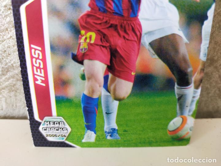 Cromos de f&uacute;tbol: MESSI MEGACRACKS 2005 2006 ORIGINAL - Foto 3