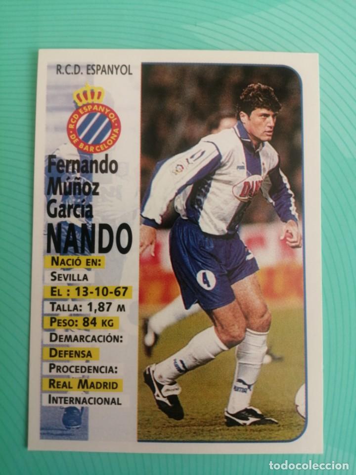 Fu&szlig;ball-Sticker: Liga 98 99 panini 183 nando del espa&ntilde;ol nunca pegado