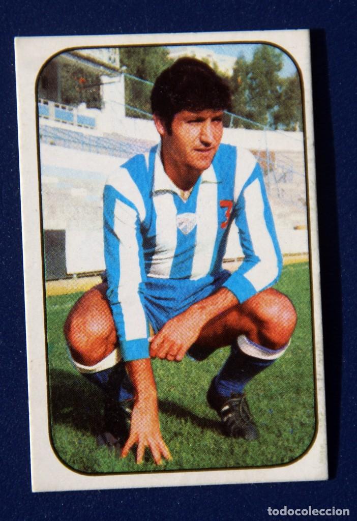 Cromos de f&uacute;tbol: ED. ESTE 76-77. MONREAL MALAGA. RECUPERADO - Foto 1