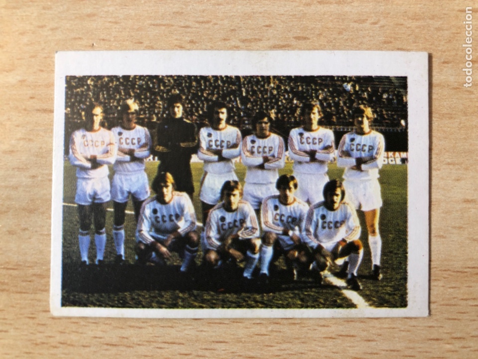 Cromos de f&uacute;tbol: # 11 URSS Seleccion nacional Colecci&oacute;n Artua-82 Mundial Espa&ntilde;a. Sin pegar muy buen estado
