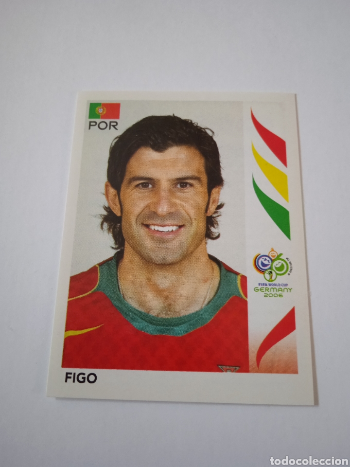 Cromos de f&uacute;tbol: Cromo de Figo Germany 2006 Panini - Foto 2