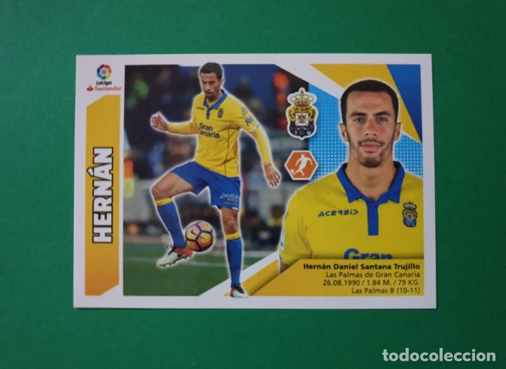 Cromos de f&uacute;tbol: 9 HERN&Aacute;N - LAS PALMAS - EDICIONES ESTE 2017-18 - 17/18 (NUEVO) - Foto 1