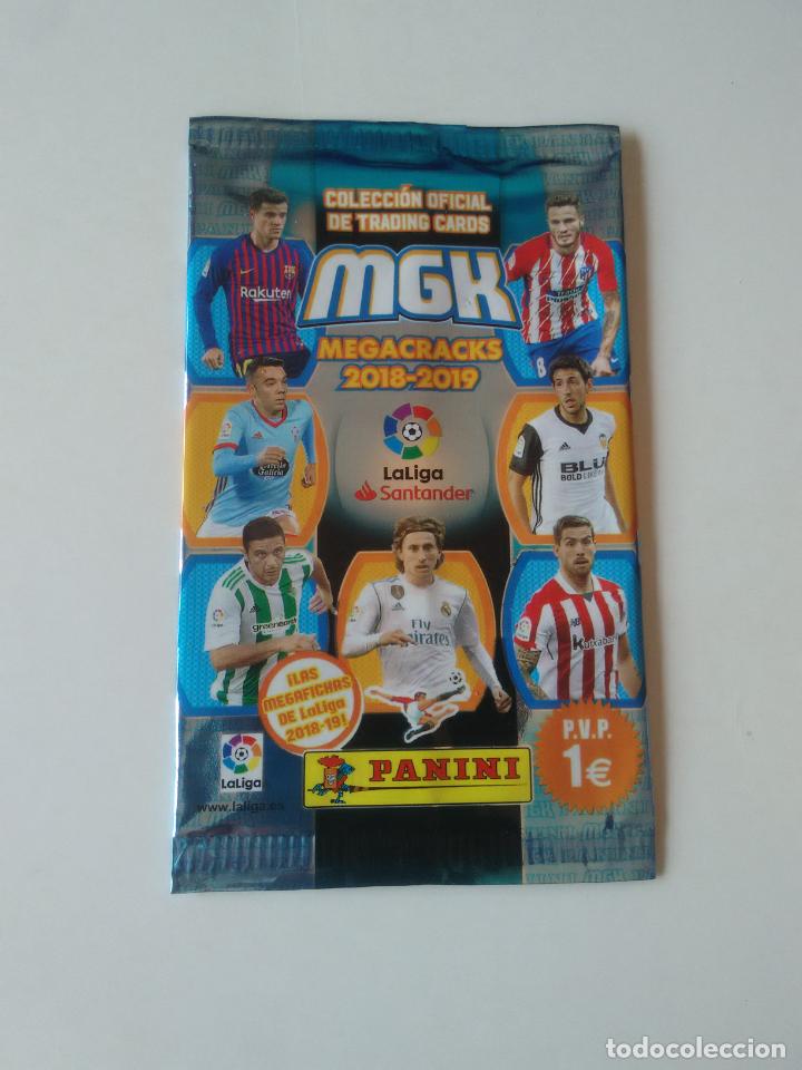 Cromos de F&uacute;tbol: SOBRE CROMOS VAC&Iacute;O LIGA 2018-2019 MEGACRACKS PANINI MGK 18-19 COUTINHO MODRIC SA&Uacute;L PAREJO JOAQU&Iacute;N