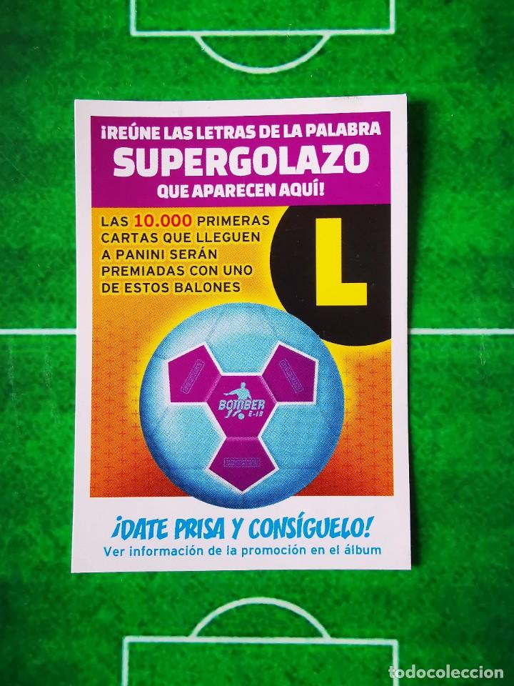 Cromos de Futebol: CROMO FUTBOL LIGA ESTE PANINI 17 18 SIN PEGAR 2017 2018 SUPERGOLAZO LETRA L