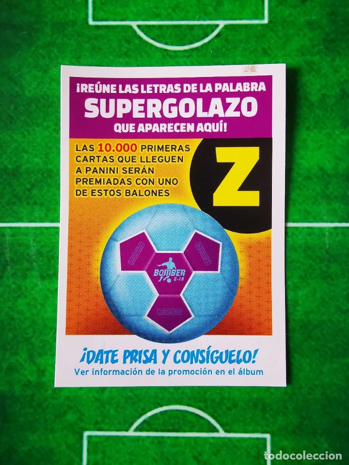 Cromos de Futebol: CROMO FUTBOL LIGA ESTE PANINI 17 18 SIN PEGAR 2017 2018 SUPERGOLAZO LETRA Z