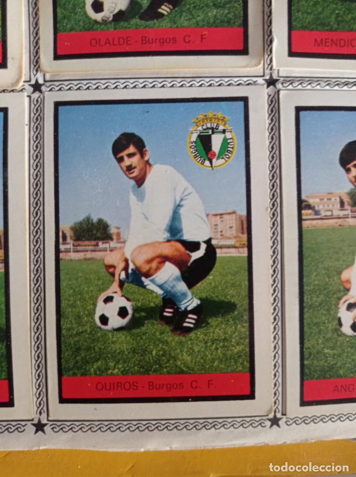 Fu&szlig;ball-Sticker: FHER 72 - 73 QUIROS BURGOS F C ) CAMPEONATO LIGA 1972 1973 - CROMO FUTBOL DESPEGADO