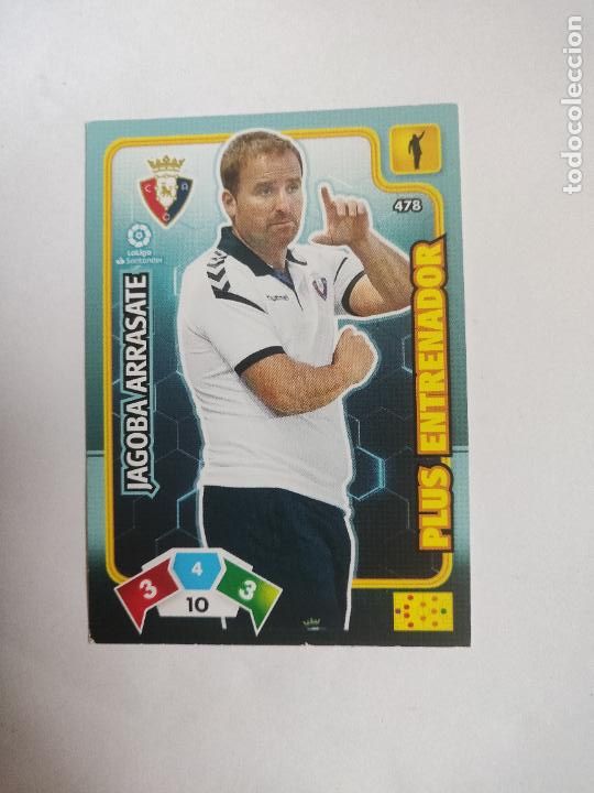 Figurine di Calcio: ADRENALYN PLUS ENTRENADOR 19-20. JAGOBA AGUIRRE 478