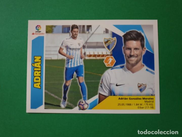 Cromos de f&uacute;tbol: 9 ADRI&Aacute;N - M&Aacute;LAGA - EDICIONES ESTE 2017-18 - 17/18 (NUEVO) - Foto 1
