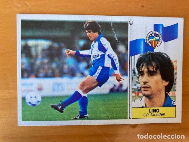 Cromos de f&uacute;tbol: LINO SABADELL 86-87 ESTE NUNCA PEGADO - Foto 1