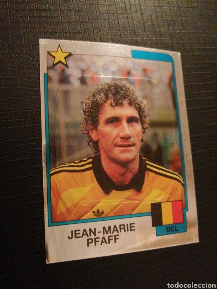 Fu&szlig;ball-Sticker: CROMO JEAN MARIE PFAFF, B&Eacute;LGICA, F&Uacute;TBOL 88, N &deg;210,PANINI, NUEVO SIN PEGAR