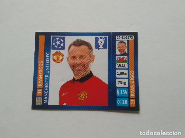 Figurine di Calcio: 15 RYAN GIGGS MANCHESTER UNITED PANINI LIGA CAMPEONES CROMO F&Uacute;TBOL CHAMPIONS LEAGUE 2013-2014 13-14