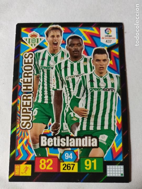 Figurine di Calcio: ADRENALYN S&Uacute;PER H&Eacute;ROES BETISLANDIA