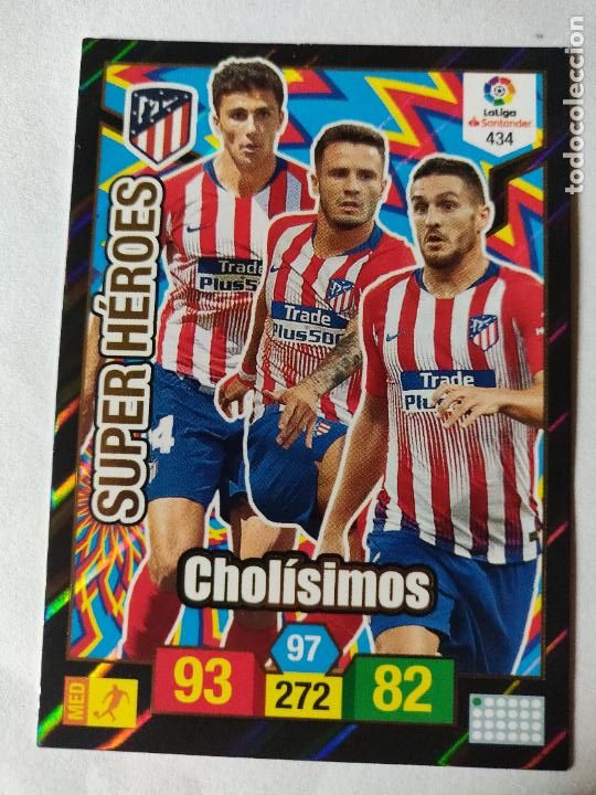 Figurine di Calcio: ADRENALYN S&Uacute;PER H&Eacute;ROES CHOLISIMOS