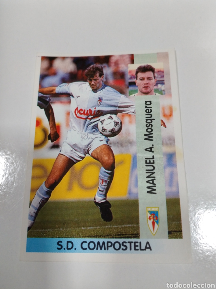 Fu&szlig;ball-Sticker: Cromo panini liga 96 97 doble imagen 159 Manuel Compostela sin pegar