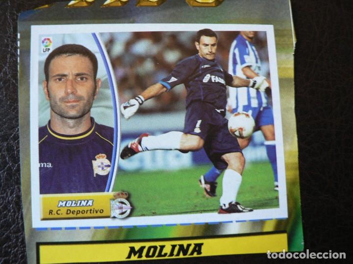 Fu&szlig;ball-Sticker: CROMO LIGA ESTE 2003 2004 03 04 RECORTADO MOLINA DEPORTIVO DE LA CORU&Ntilde;A