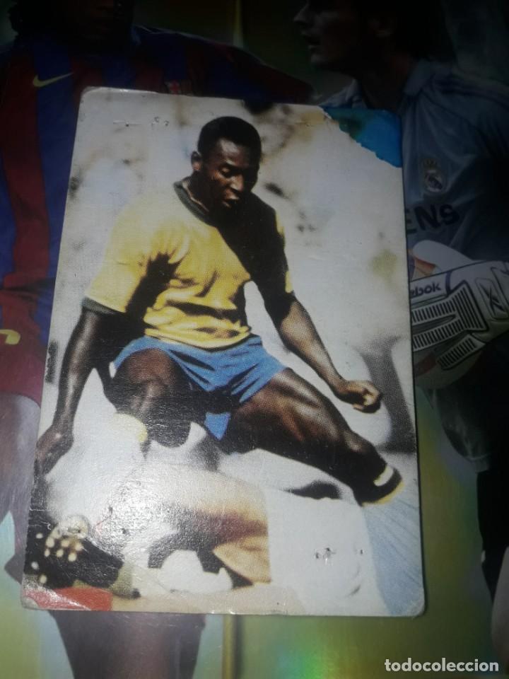 Cromos de f&uacute;tbol: PELE CROMO SIN PEGAR - Foto 1