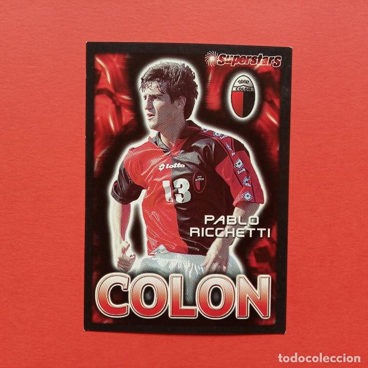 Cromos de Futebol: Superstars Pablo RICCHETTI Colon DS Sticker 1999 2000 Liga Argentina 99 00 Sin Pegar Nunca Pegado
