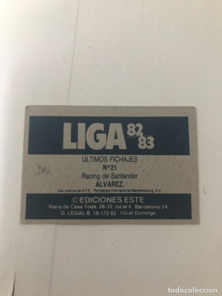 Cromos de f&uacute;tbol: Alvarez - Foto 2