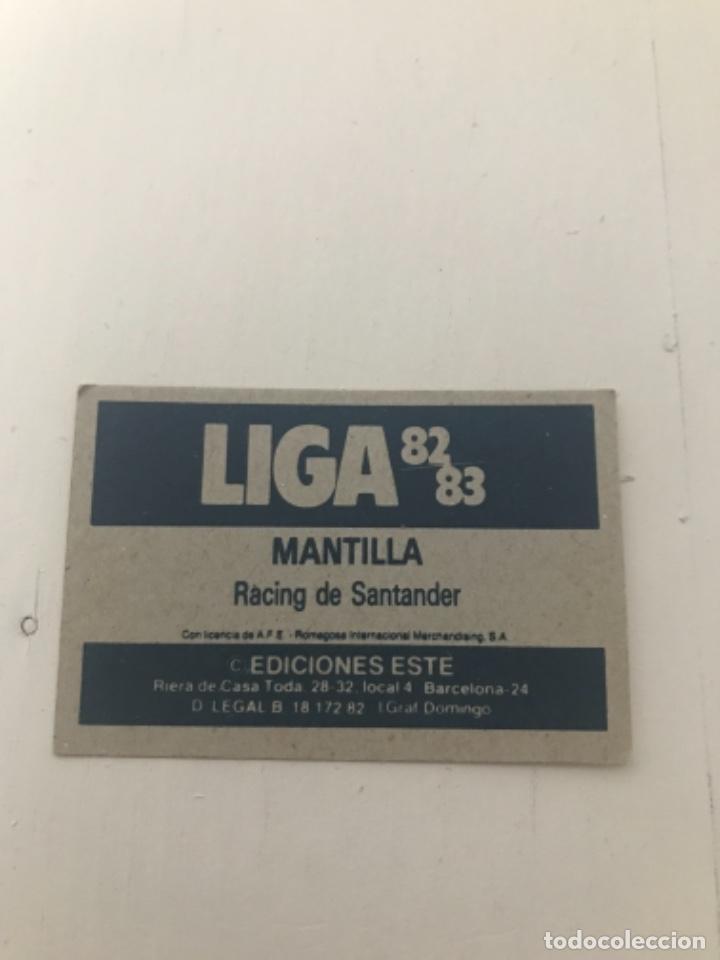 Cromos de f&uacute;tbol: Mantilla - Foto 2