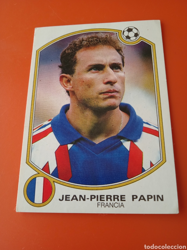 Cromos de f&uacute;tbol: Cromo de Papin Panini 92-93 - Foto 2