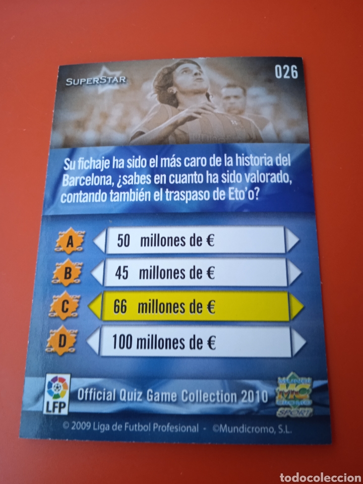 Cromos de f&uacute;tbol: Cromo de Ibrahimovic MC 2010 - Foto 3