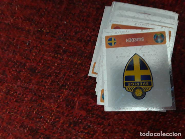 Fu&szlig;ball-Sticker: 546 escudo Suecia euro 2020 20 tournamemt trading card eurocopa