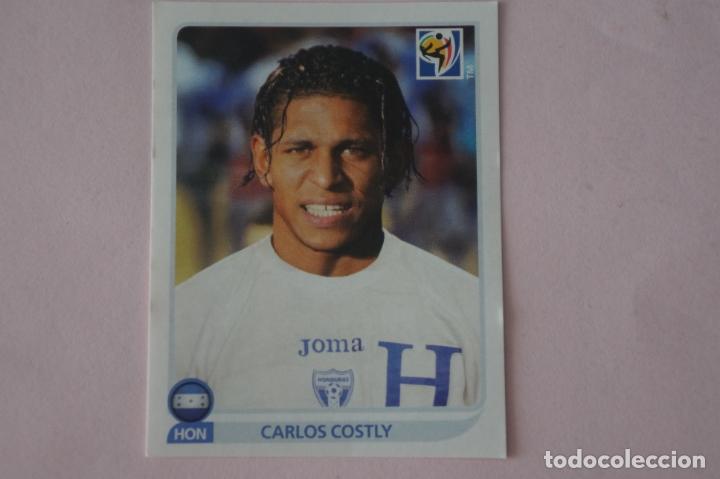 Cromos de f&uacute;tbol: CROMO DE FUTBOL CARLOS COSTLY DE HONDURAS SIN PEGAR N&ordm; 618 MUNDIAL SUDAFRICA 2010 DE PANINI