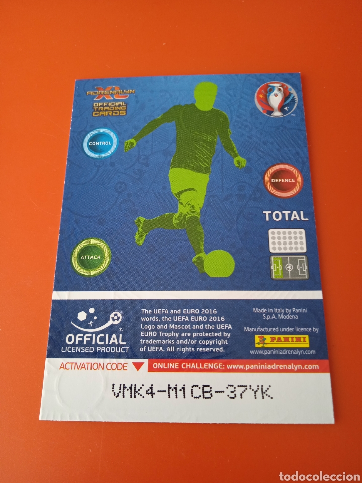 Cromos de f&uacute;tbol: Cromo de Ibrahimovic euro 2016 - Foto 4