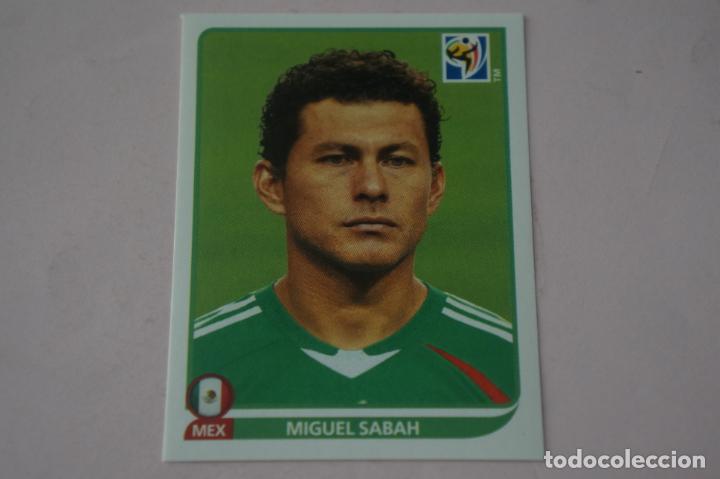 Figurine di Calcio: CROMO DE FUTBOL MIGUEL SABAH DE MEXICO SIN PEGAR N&ordm; 67 MUNDIAL SUDAFRICA 2010 DE PANINI