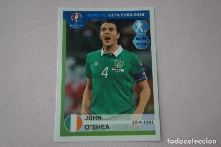 Football Stickers: CROMO DE FUTBOL O'SHEA DE IRLANDA SIN PEGAR N&ordm; 146 ROAD TO EURO EUROCOPA 2016 PANINI