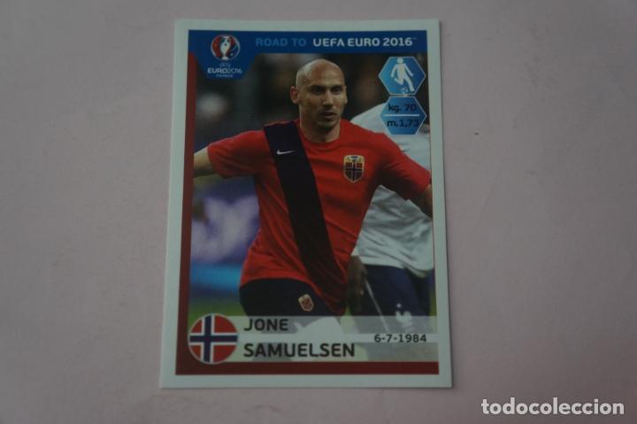 Football Stickers: CROMO DE FUTBOL SAMUELSEN DE NORUEGA SIN PEGAR N&ordm; 185 ROAD TO EURO EUROCOPA 2016 PANINI