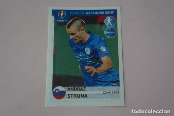 Football Stickers: CROMO DE FUTBOL STRUNA DE ESLOVENIA SIN PEGAR N&ordm; 293 ROAD TO EURO EUROCOPA 2016 PANINI