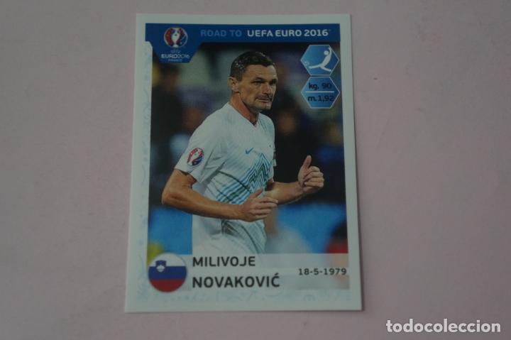 Fu&szlig;ball-Sticker: CROMO DE FUTBOL NOVAKOVIC DE ESLOVENIA SIN PEGAR N&ordm; 304 ROAD TO EURO EUROCOPA 2016 PANINI