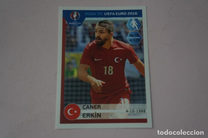 Football Stickers: CROMO DE FUTBOL ERKIN DE TURQUIA SIN PEGAR N&ordm; 375 ROAD TO EURO EUROCOPA 2016 PANINI