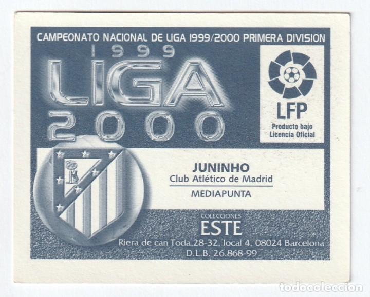 Cromos de f&uacute;tbol: ESTE 99-00 BAJA JUNINHO. SIN PEGAR. - Foto 2