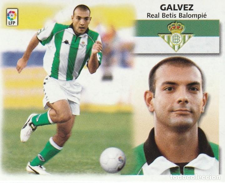 Cromos de f&uacute;tbol: ESTE 99-00 G&Aacute;LVEZ. SIN PEGAR. - Foto 1