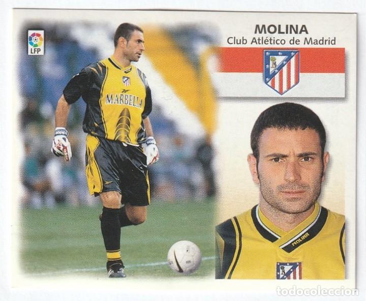 Cromos de f&uacute;tbol: ESTE 99-00 MOLINA. SIN PEGAR. - Foto 1
